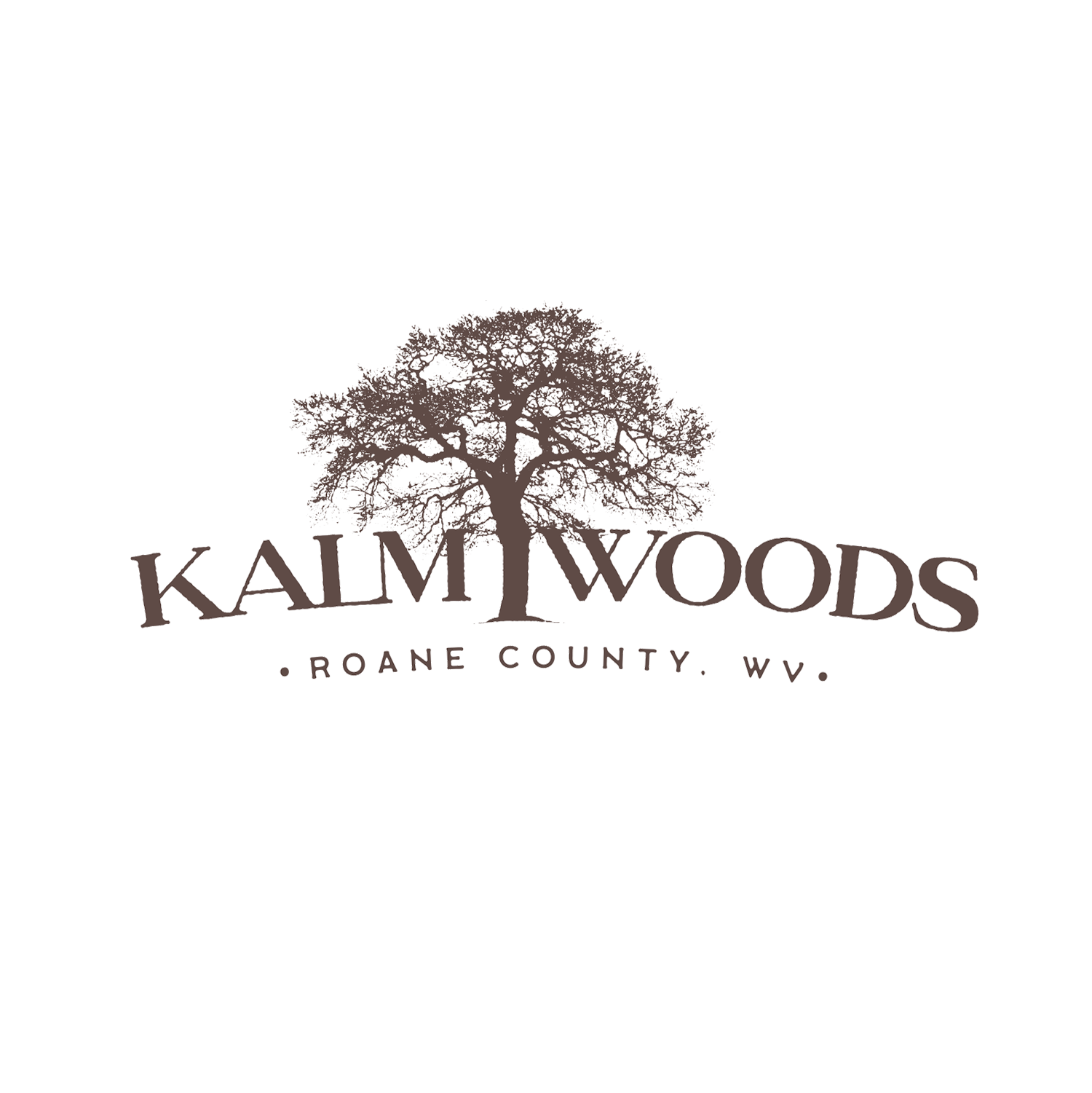 Kalm Woods Roane County, WV logo by OLSON MCINTYRE